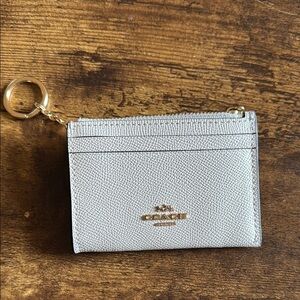 Coach Card Holder Keychain